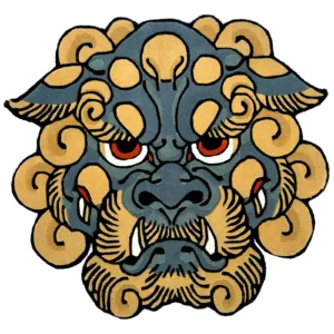 Foo Dog Blue